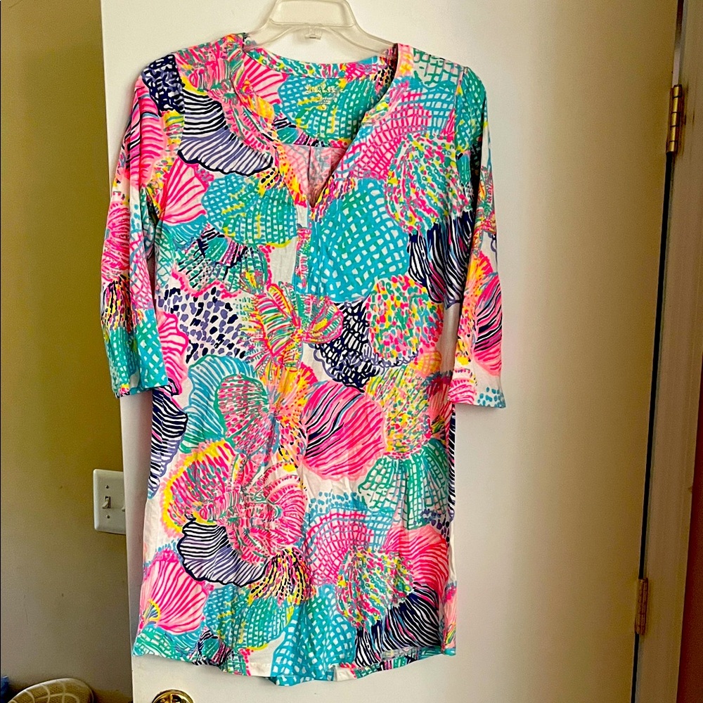 Lilly Pulitzer Vibrant Multicolor Swim Cover-Up